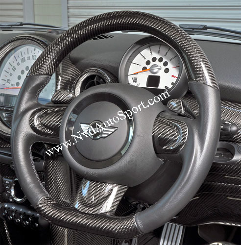 BMW Mini r55 R56 R57 R58 R59 Carbon fiber steering wheel with Shift Paddles