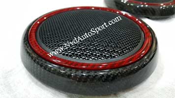 Mini R55, R56, R57, R58, R59 Carbon fiber base loud speaker cover