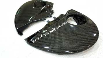 Mini R55, R56, R57, R58 Carbon fiber Dash End Panels