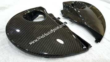 Mini R55, R56, R57, R58 Carbon fiber Dash End Panels