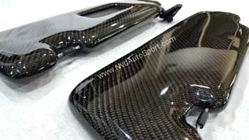 Mini R56, R57, R58, R59 Carbon fiber interior sun visors