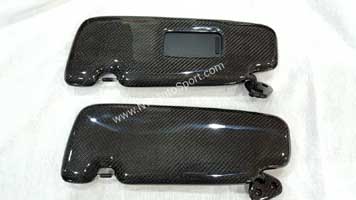 Mini R56, R57, R58, R59 Carbon fiber interior sun visors