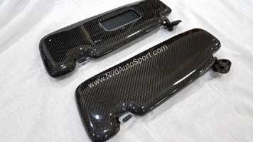 Mini R56, R57, R58, R59 Carbon fiber interior sun visors