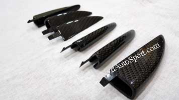 Mini R56 R57 R58 R59 Carbon fiber JCW side skirt fin