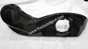 Mini R55, R56, R57, R58, R59 Carbon fiber lower seat trim