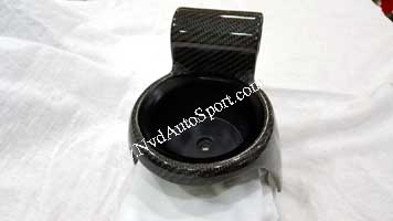 Mini R56 R57 R58 R59 Carbon fiber rear drink holder - armrest version