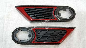 Mini R55, R56, R57, R58, R59 Carbon fiber side scuttles