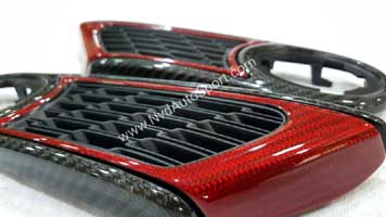 Mini R55, R56, R57, R58, R59 Carbon fiber side scuttles