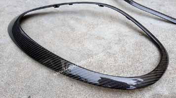 BMW Mini R60 Countryman Carbon Fiber Exterior Headlamp trims