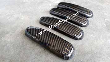 BMW Mini R60 Countryman Carbon fiber interior door pull caps