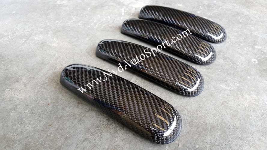 bmw mini R60 Countryman Carbon fiber door pull caps