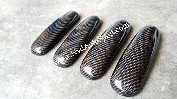 BMW Mini R60 Countryman Carbon fiber interior door pull caps