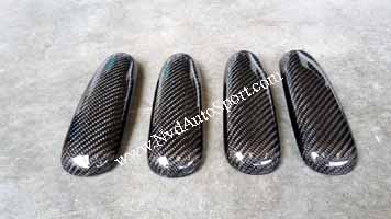 BMW Mini R60 Countryman Carbon fiber interior door pull caps