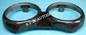 BMW mini R53 Carbon fiber double gauge tachometer ring