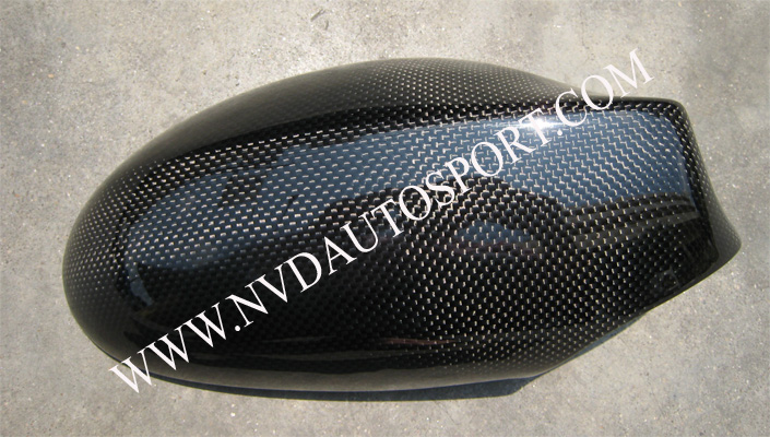 Carbon Fiber Style Side Mirror Cover Caps For BMW E90 E91 E92 E93 Pre-LCI (2005-2009)