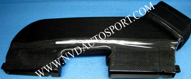 BMW E90, E92 carbon fiber air intake, suction hood rear section