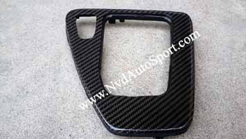BMW E90 E92 E93 Carbon Fiber Skinning Interior Gear Selecting Panel
