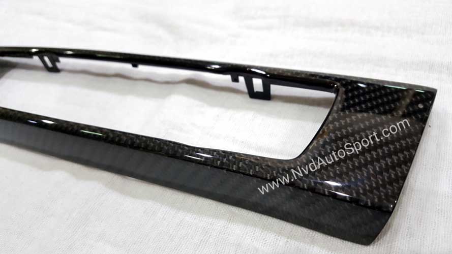 BMW E90 E92 E93 M3 Carbon fiber interior climate control trim for NAV version