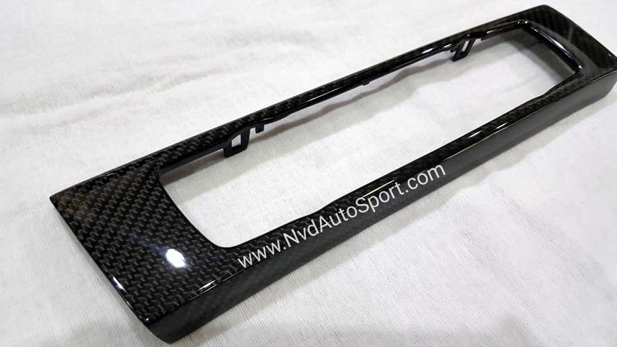 BMW E90 E92 E93 M3 Carbon fiber interior climate control trim for NAV version