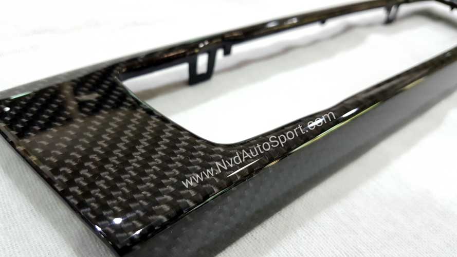 BMW E90 E92 E93 M3 Carbon fiber interior climate control trim for NAV version