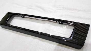 BMW E90 M3 Carbon fiber interior climate control trim for Nav