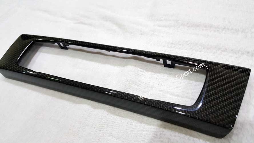 BMW E90 E92 E93 M3 Carbon fiber interior climate control trim for NAV version