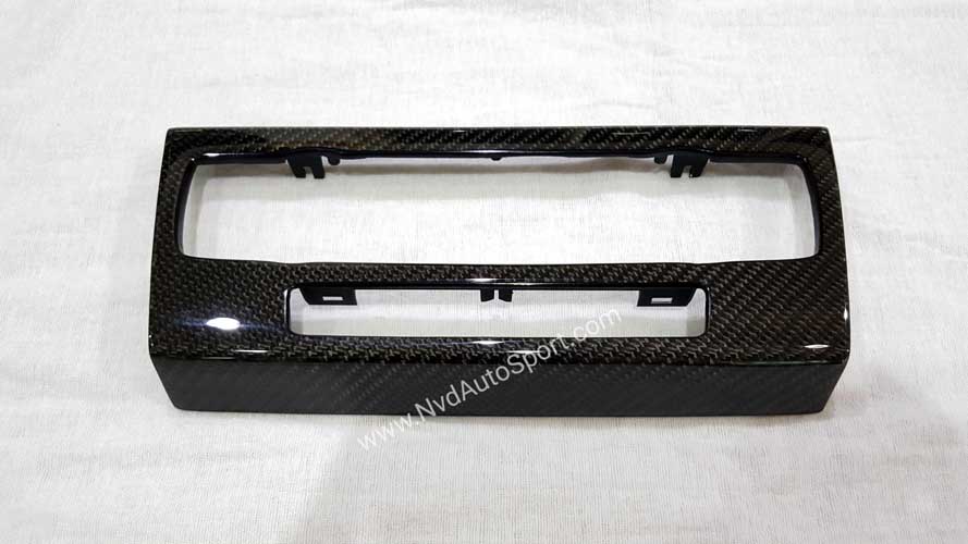 BMW E90 M3, E92 M3, E93 M3 CARBON FIBER INTERIOR CLIMATE CONTROL TRIM ( FOR NON NAV VERSION) 