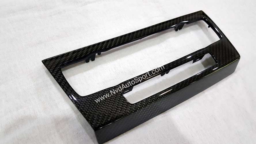 BMW E90 M3, E92 M3, E93 M3 CARBON FIBER INTERIOR CLIMATE CONTROL TRIM ( FOR NON NAV VERSION) 