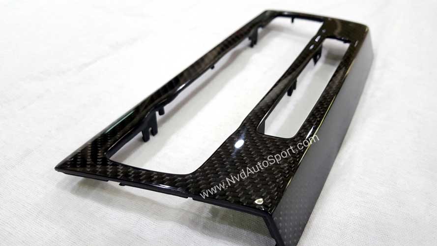 BMW E90 M3, E92 M3, E93 M3 CARBON FIBER INTERIOR CLIMATE CONTROL TRIM ( FOR NON NAV VERSION) 