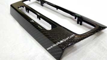 BMW E92 E93 M3 Carbon fiber interior climate control trim for non Nav