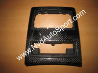 BMW X6 E71 E72 carbon fiber covering rear air con panel