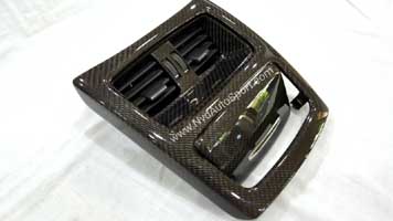 BMW E92 E93 M3 Carbon fiber rear center console with ac vent