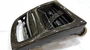 BMW E92 E93 M3 Carbon fiber rear center console with ac vent