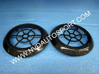 bmw e92 m3 carbon fiber speaker rings