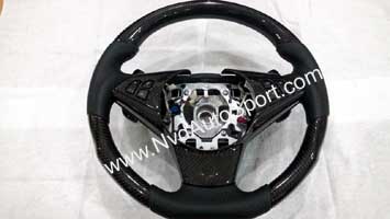 BMW E60 M5 E63 E64 M6 Carbon fiber Steering wheel with shift paddles
