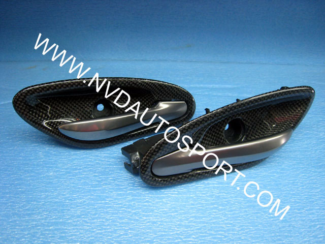 BMW E63 E64 M6 CARBON FIBRE INTERIOR DOOR PULLS