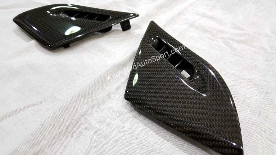 BMW E63, E64 M6 Carbon fiber Interior Defroster Vents