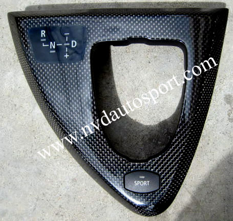 BMW E63 E64 M6 CARBON FIBRE GEAR CONSOLE PANEL