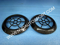 BMW E63 E64 M6 CARBON FIBRE LOUD SPEAKER RINGS