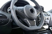 E63 M6 carbon fiber steering wheel trims