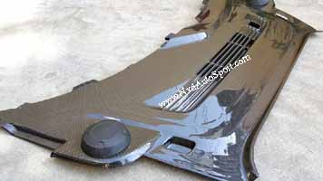 Porsche 991 Turbo S Carbon fiber trunk top Panel