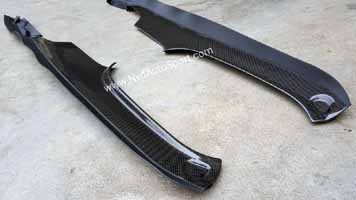 Porsche 991 Turbo S Carbon fiber wing strut panels