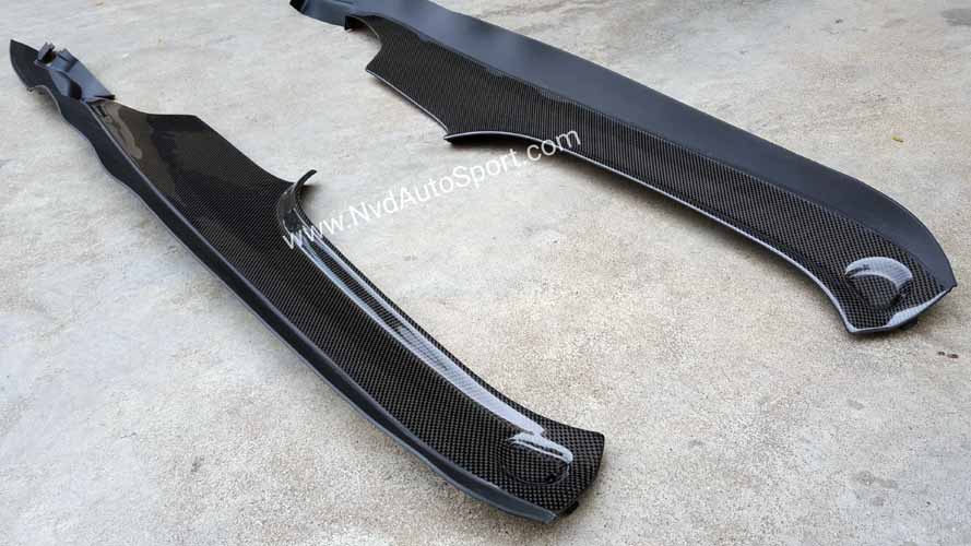 Porsche 991 Turbo S Carbon fiber wing strut panels