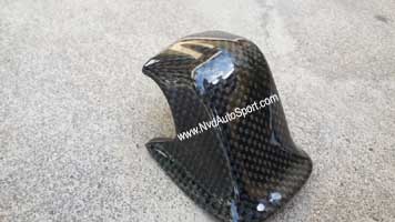 Porsche 911 991 Turbo S Carbon fiber Interior backrest bearing cover