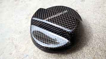 Porsche 911 991 turbo S Carbon Fiber Oil Filter Cover