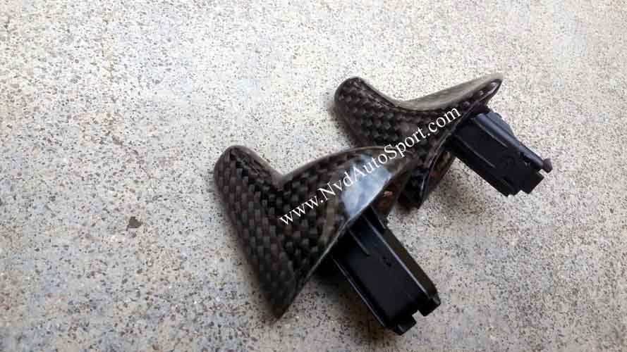 Porsche 911 - 991 turbo S carbon fiber interior seat adjustment lever