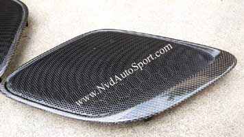 Porsche 991 turbo S - 911 carbon fibe rear speaker covers