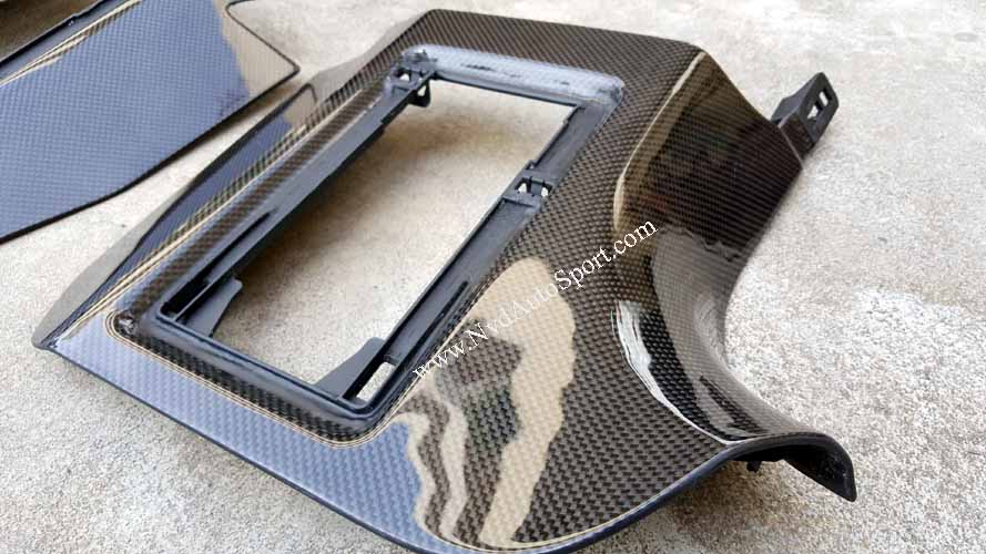 Porsche 991 Turbo S Carbon Fiber Interior Lower Kick Panels