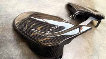 Porsche 911 - 991 turbo S Carbon Fiber Interior Seat trim rear section