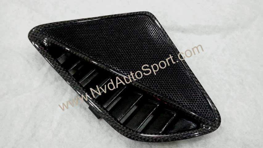 Porsche 911 - 991 Turbo S Carbon Fiber Interior Side Dash Grille Cover